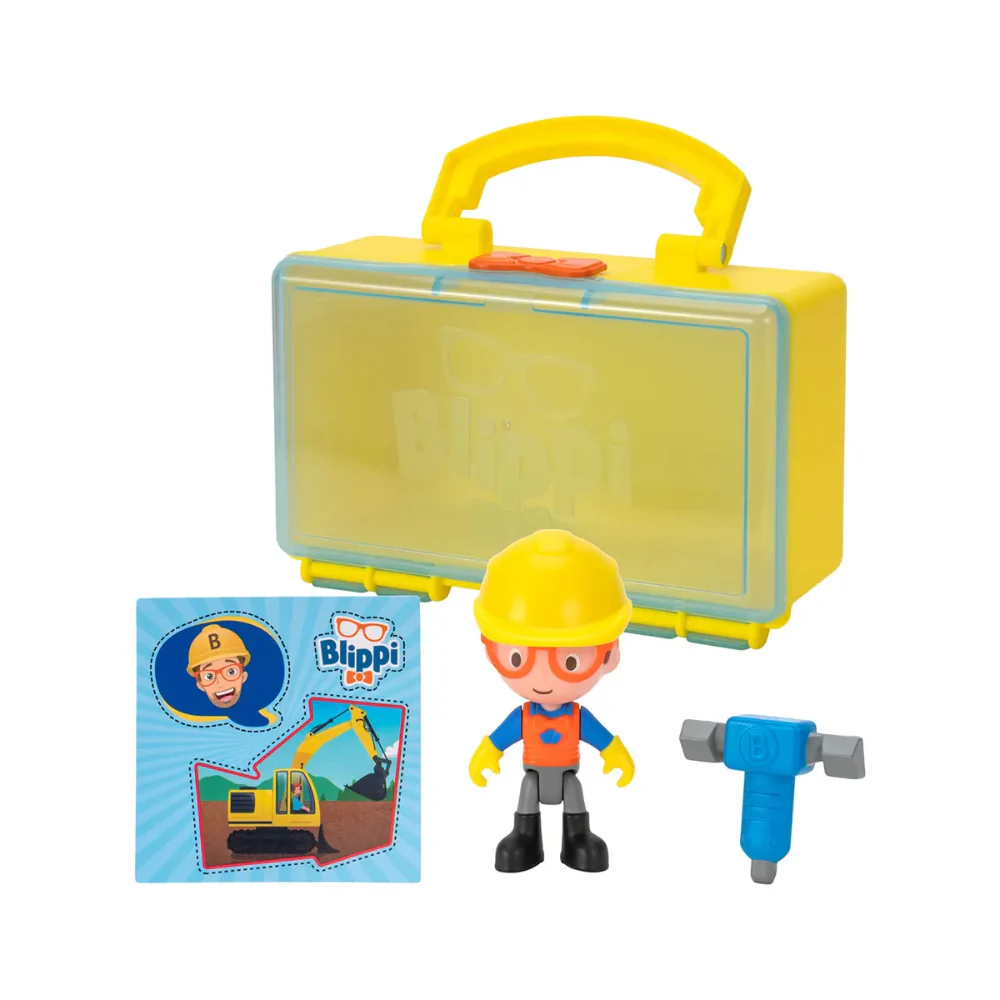 Blippi Deluxe Blind Figure Lunch Box - Yellow - Image 2