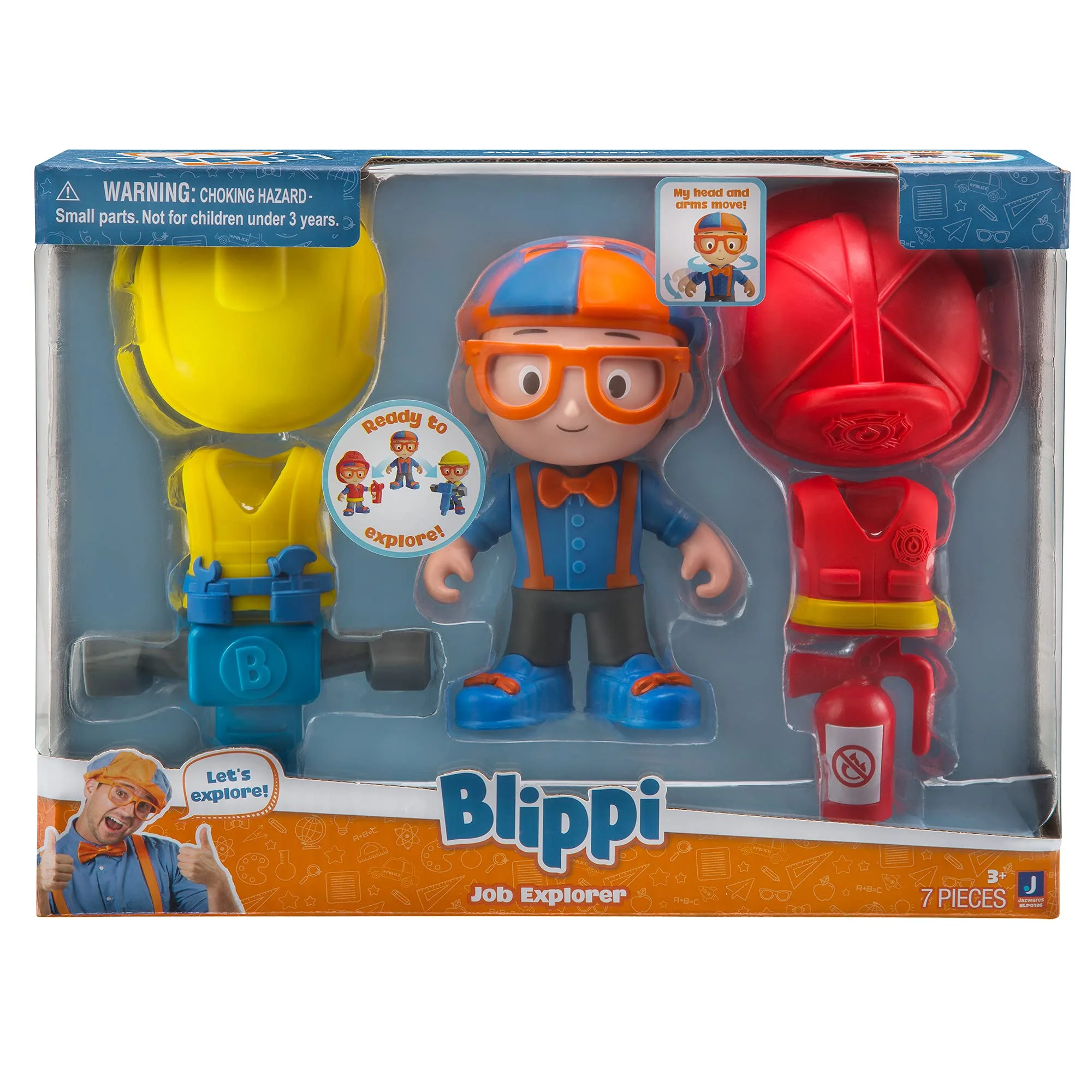 BLIPPI DLX FIGURE BLIPPI JOB EXPLORER