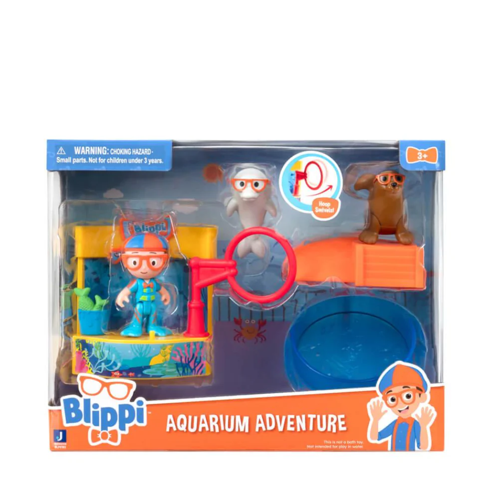 Blippi Little Adventures Playset - Aquarium Adventure