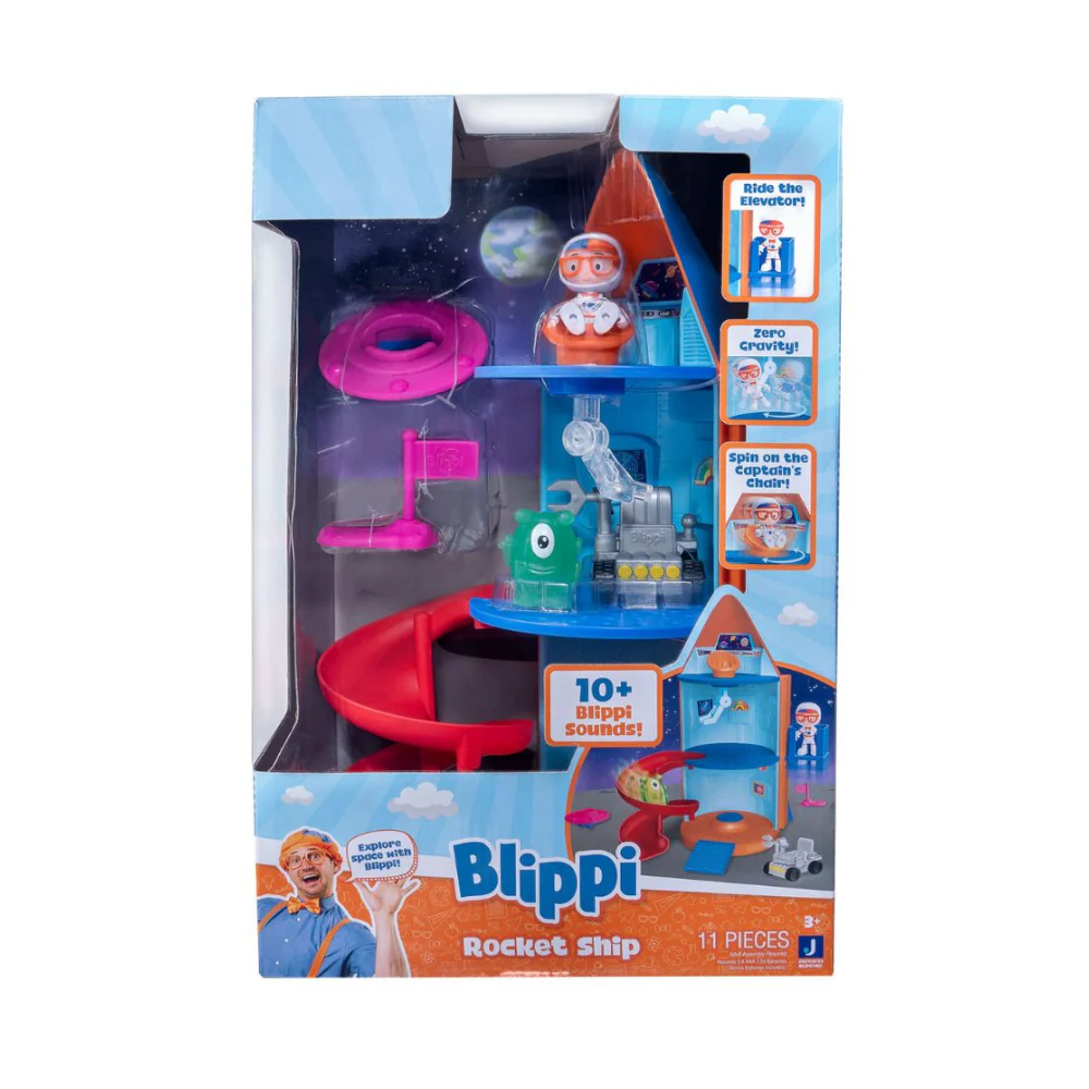 Blippi Rocket Ship Playset