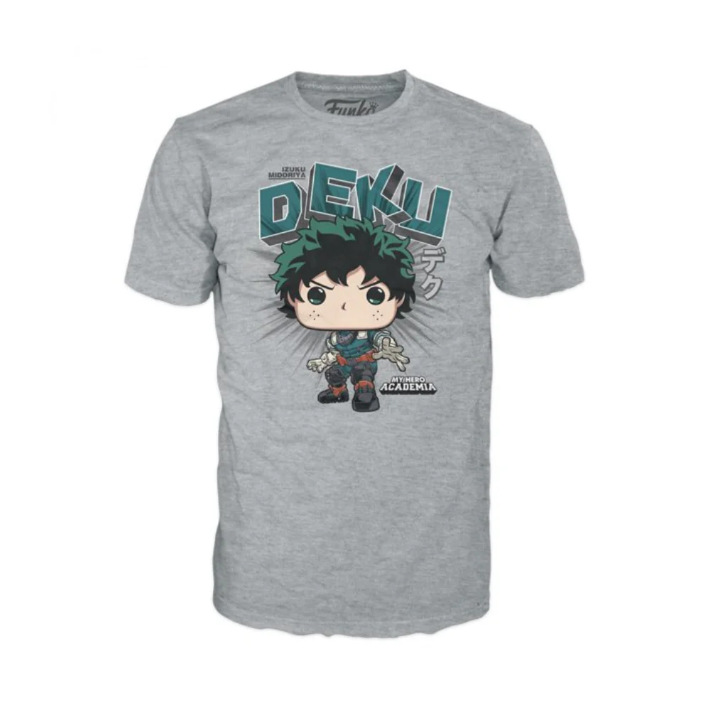 Funko Shirts : My Hero Academia Boxed Tee - Deku (Large)