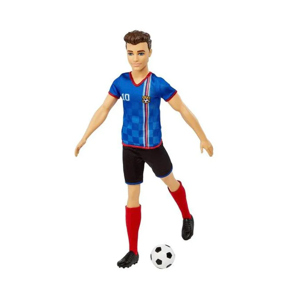 Doll Barbie Ken Footballer By Mattel
