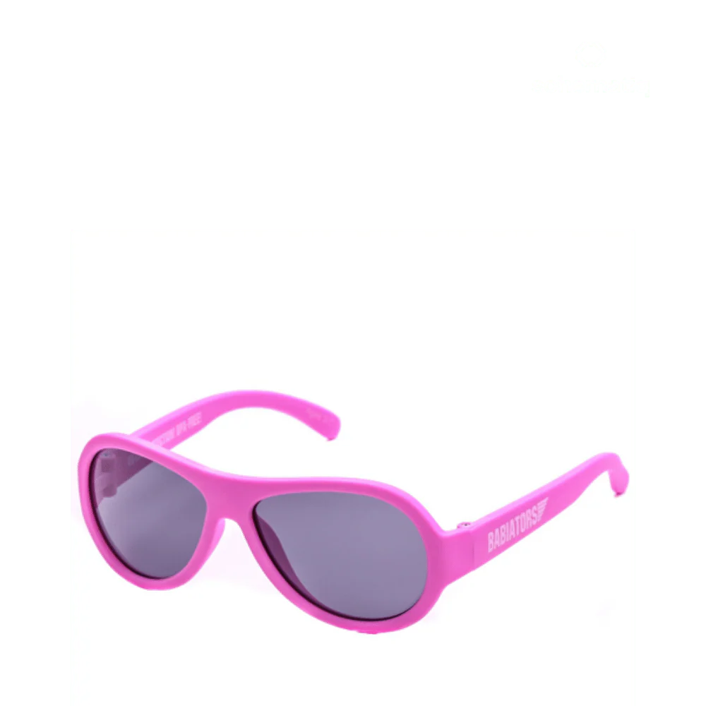 Uv Sunglasses Unisex-baby Aviator Pink 3-7 Y/O By Babiators
