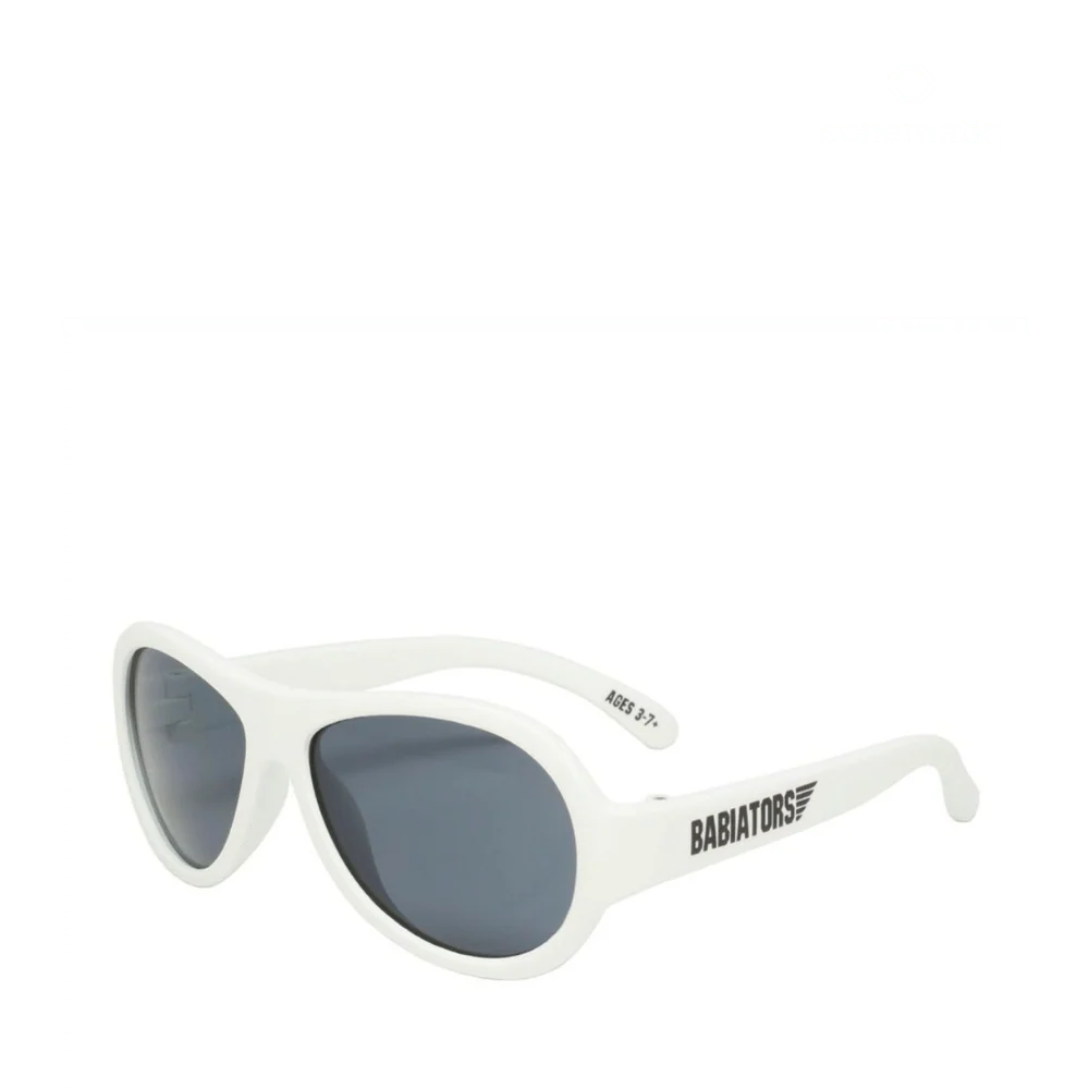 Uv Sunglasses Unisex-baby Aviator White 3-7 Y/O By Babiators