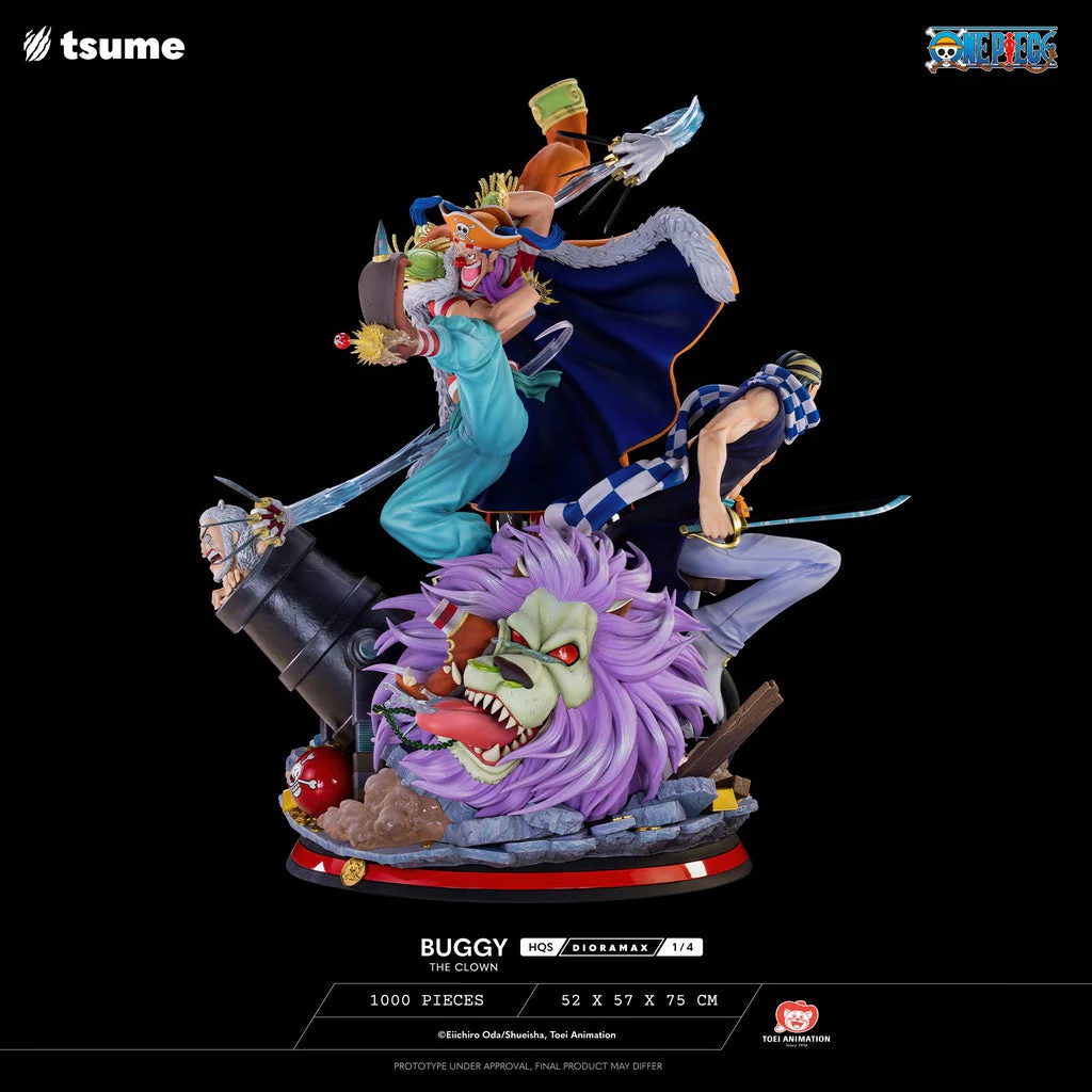 One Piece BUGGY THE CLOWN HQS DIORAMAX 1/4 By Tsume Art - Image 3