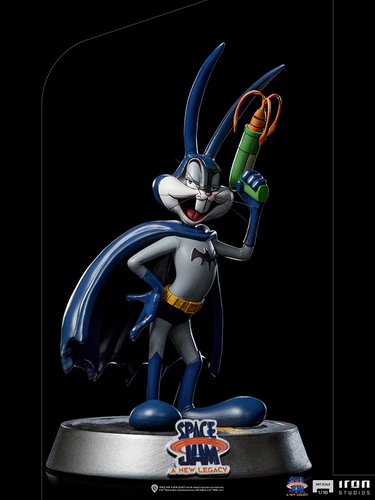 Space Jam A New Legacy Bugs Bunny Batman Version 1/10 Art Scale by Iron Studios - Image 2