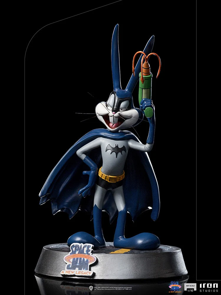 Space Jam A New Legacy Bugs Bunny Batman Version 1/10 Art Scale by Iron Studios - Image 3