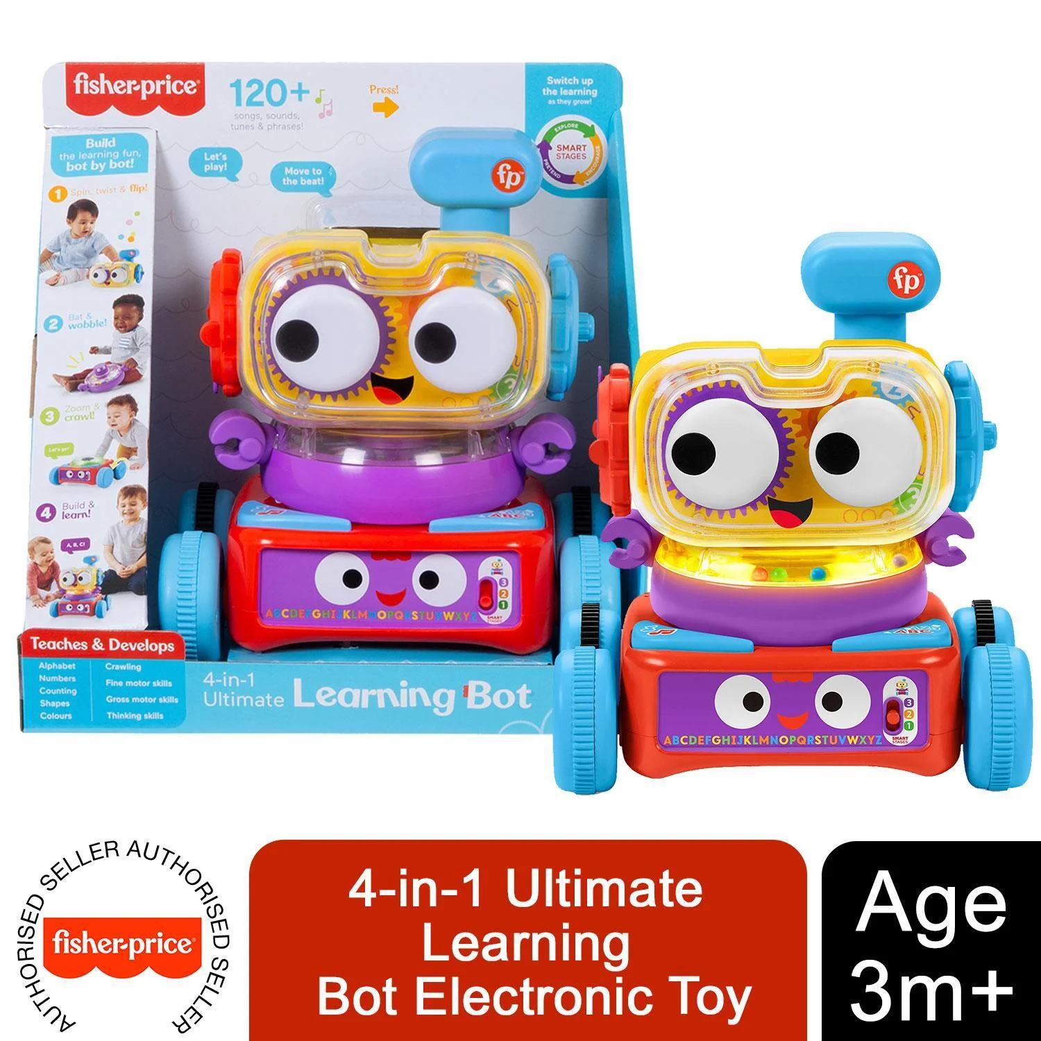 4-in-1 Ultimate Learning Bot Electronic Toy - Image 5