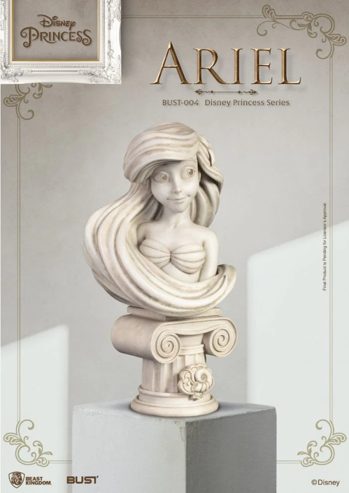 Disney Princess Series-Ariel Bust Figure by Beast Kingdom - Image 4