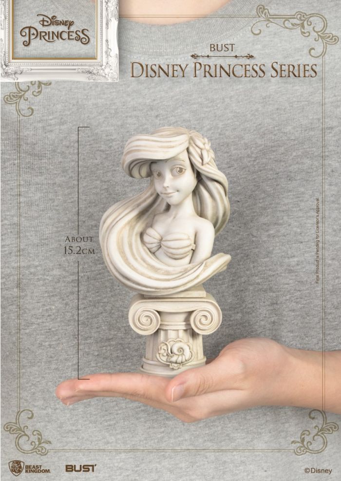 Disney Princess Series-Ariel Bust Figure by Beast Kingdom - Image 5