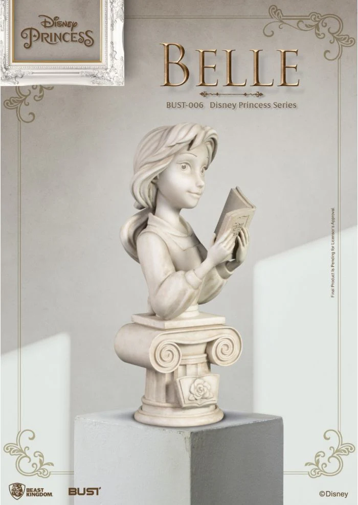 Disney Princess Series-Belle BUST Figure by Beast Kingdom - Image 4