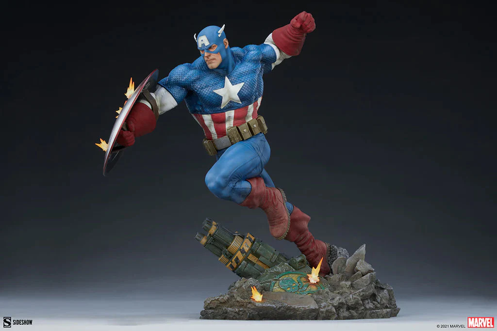 Captain America Premium Format Figure BY Hot Toys - Image 3