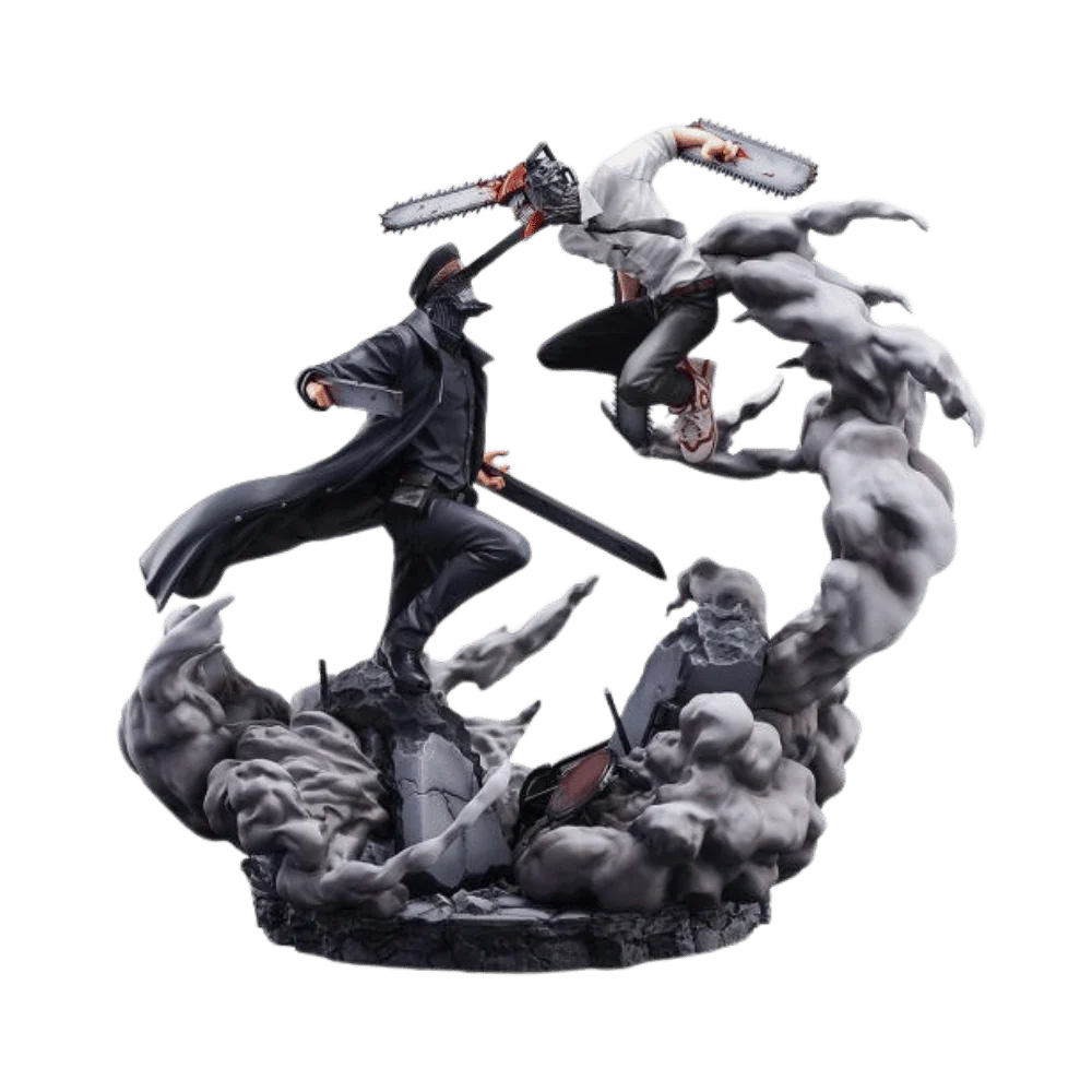 Chainsaw Man S-Fire Super Situation Figure Chainsaw Man vs. Samurai Sword By Sega