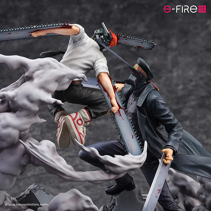 Chainsaw Man S-Fire Super Situation Figure Chainsaw Man vs. Samurai Sword By Sega - Image 2