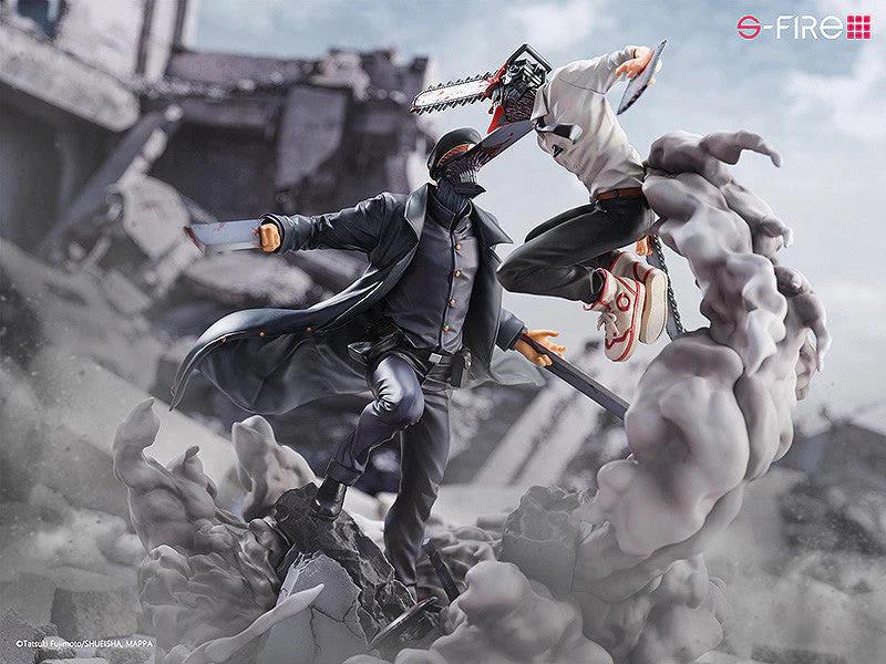 Chainsaw Man S-Fire Super Situation Figure Chainsaw Man vs. Samurai Sword By Sega - Image 3