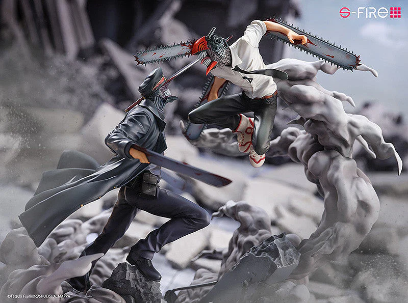 Chainsaw Man S-Fire Super Situation Figure Chainsaw Man vs. Samurai Sword By Sega - Image 4
