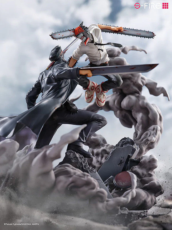 Chainsaw Man S-Fire Super Situation Figure Chainsaw Man vs. Samurai Sword By Sega - Image 5