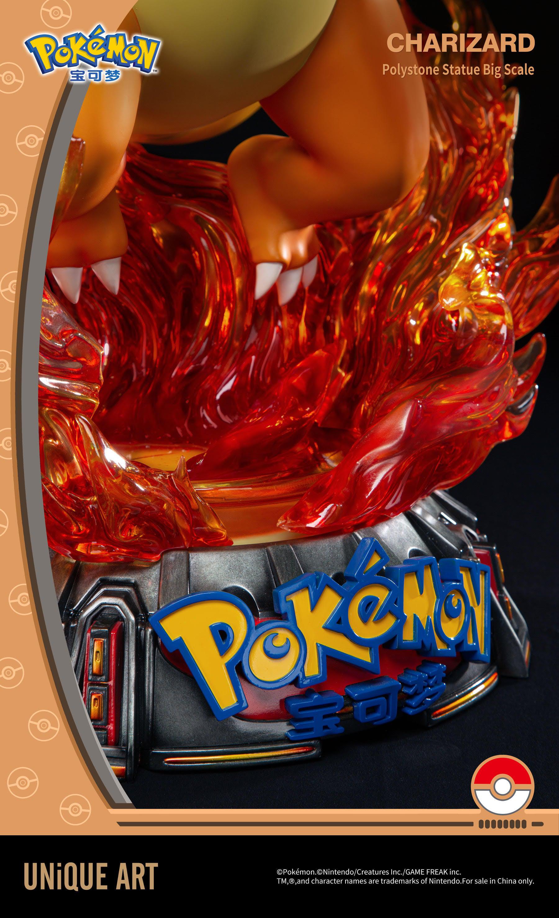 Pokemon CHARIZARD BIG SCALE STATUE By UNiQUE ART - Image 8