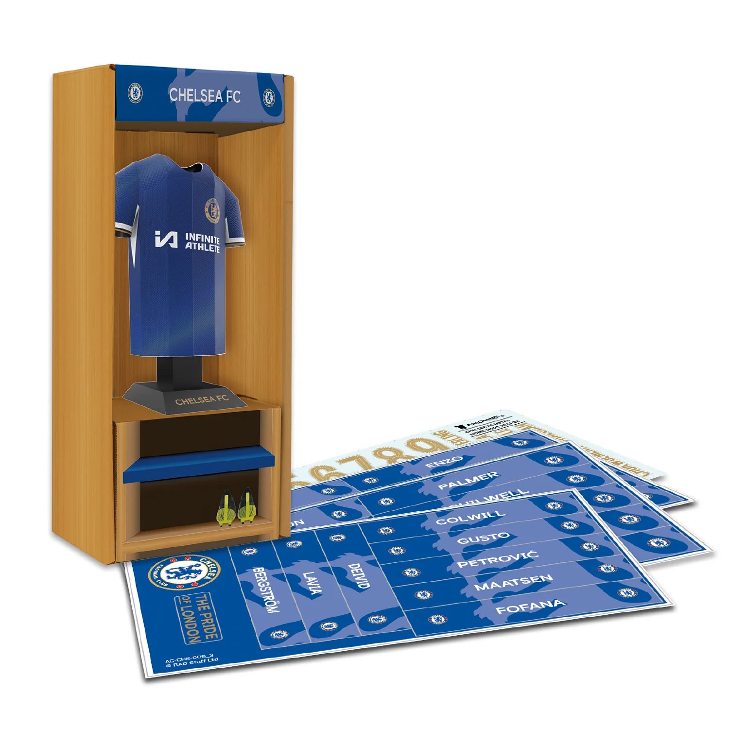 Chelsea FC - Metal Home Shirt 2023-24 - Locker Pack - Image 4
