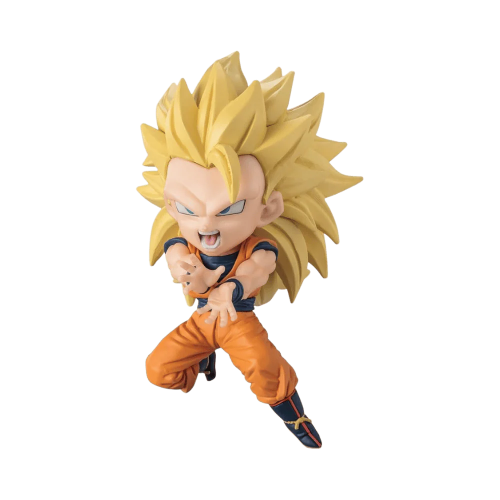 Dragon Ball Wave 2 Goku SS3 (Solid) Chibi Master Figure By Bandai Namco