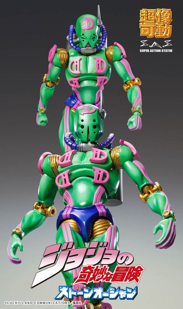 Jojo's Bizarre Adventure Part 6 Stone Ocean D.D Diver Down Chozokado Action Figure - Image 4
