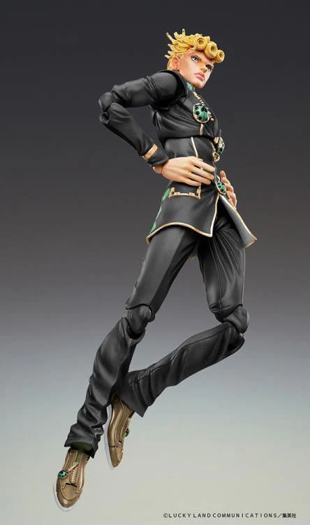Super Action Statue JoJo's Bizarre Adventure Part 5 Golden Wind: Giorno Giovanna Ver. Black - Image 4