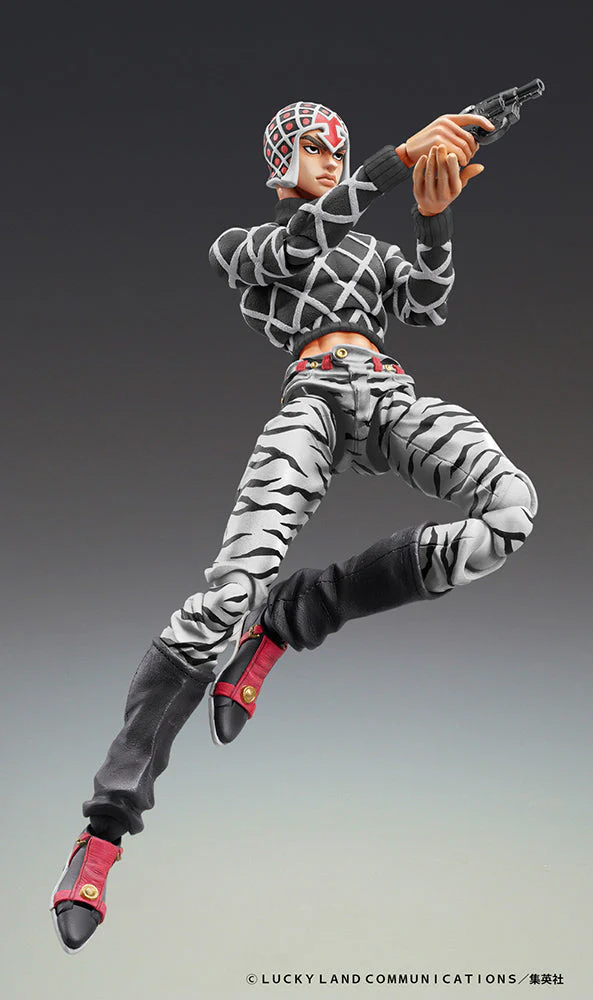 JOJO`S BIZARRE ADVENTURE Guido Mista & S・P Ver.BLACK Chozokado Action Figure By Medicos - Image 2