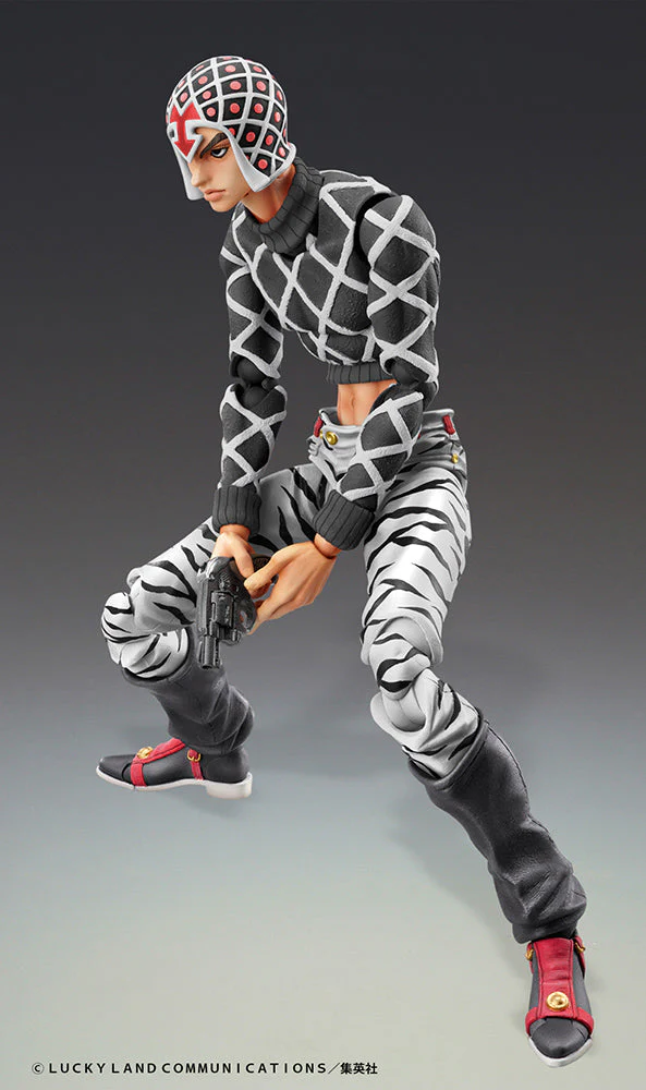 JOJO`S BIZARRE ADVENTURE Guido Mista & S・P Ver.BLACK Chozokado Action Figure By Medicos - Image 4