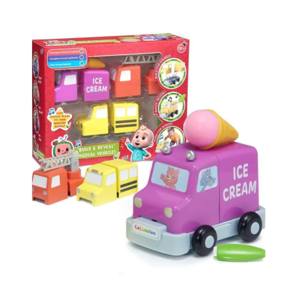 CoComelon Build & Reveal Musical Vehicles - Image 2
