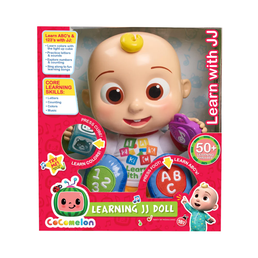 Cocomelon Learning with JJ 10.5" Doll