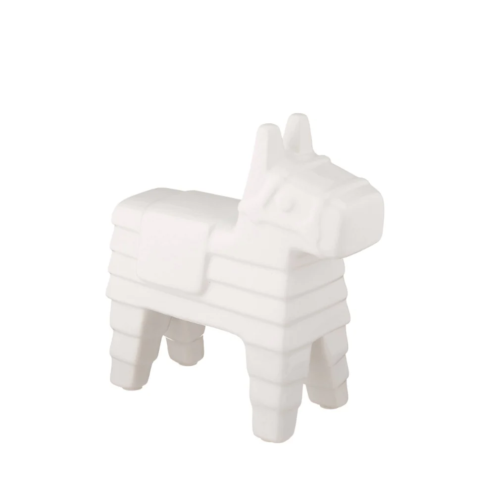 Pinata Coin Bank White by Kikkerland