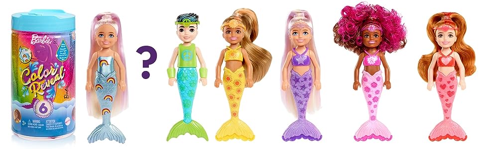Color Reveal™ Chelsea Asst (5) -  Rainbow Mermaids Series - Image 2