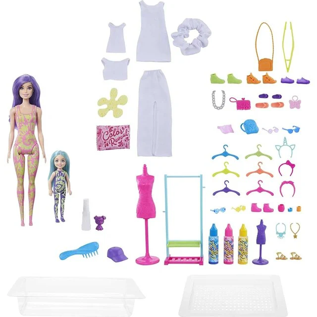 Color Reveal Barbie Tie-Dye Fashion Maker Giftset By Mattel - Image 2