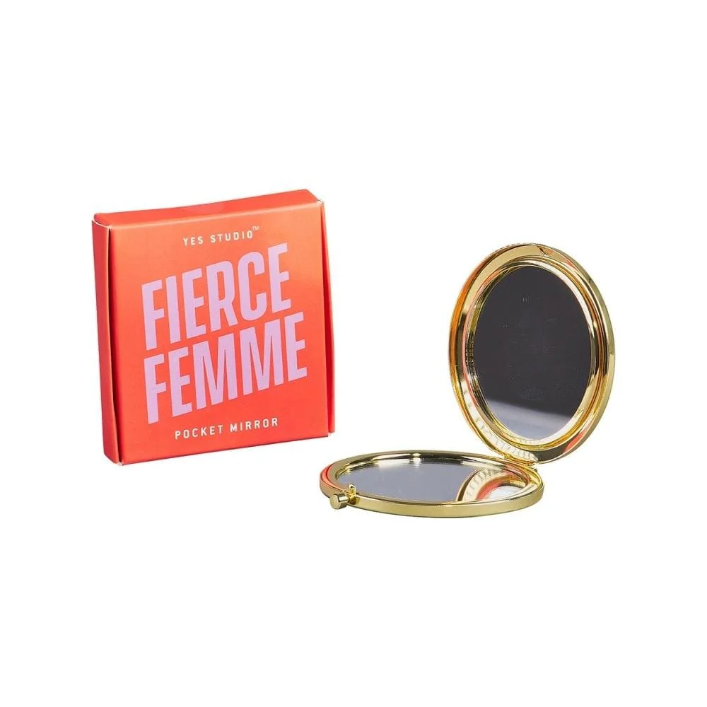 Compact Mirror Red