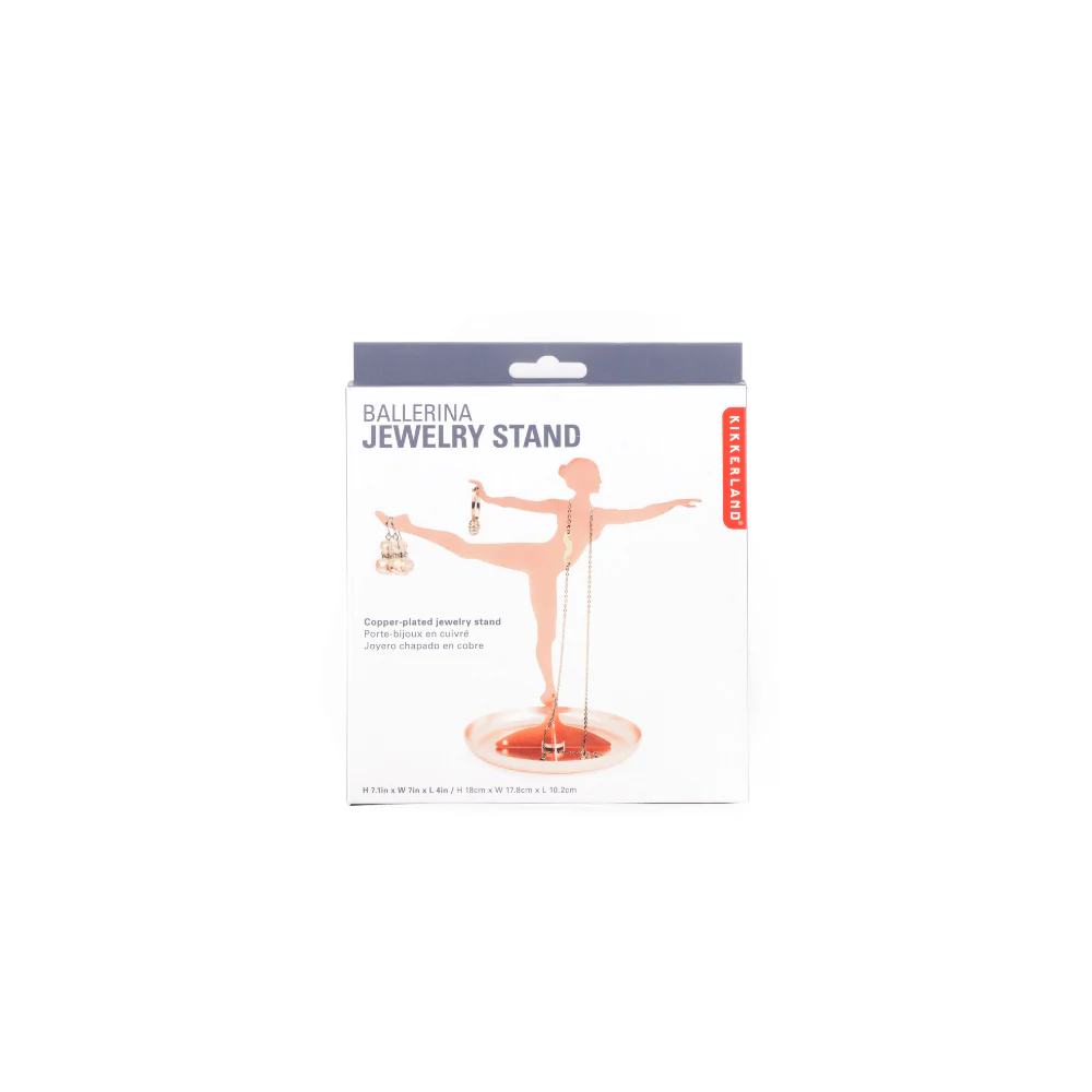 Copper Ballerina Jewelry Stand