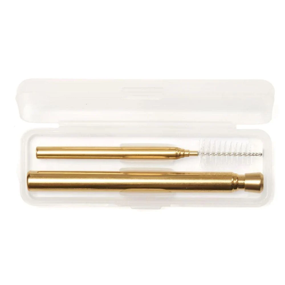 COPPER TRAVEL STRAW SET