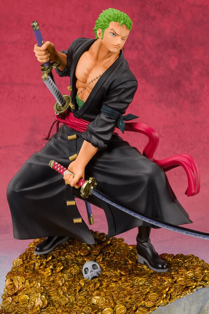 Figuarts ZERO Roronoa Zoro - - WT100 Commemorative Eiichiro Oda Illustration "DAIKAIZOKU HYAKKEI"- by Bandai Tamashi - Image 4