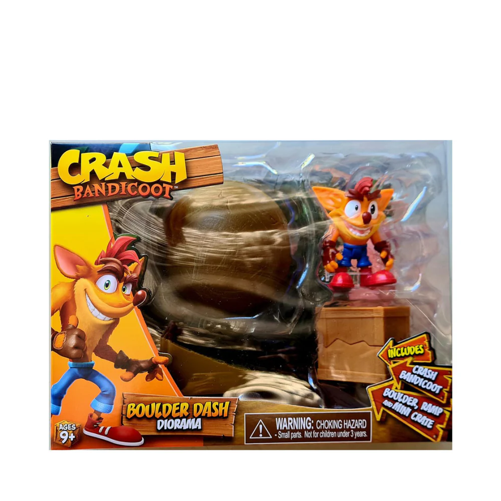 Crash Bandicoot Boulder Dash Diorama by Headstart