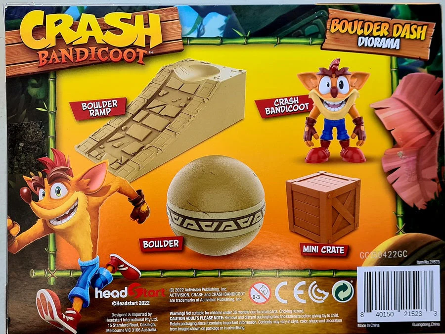 Crash Bandicoot Boulder Dash Diorama by Headstart - Image 2