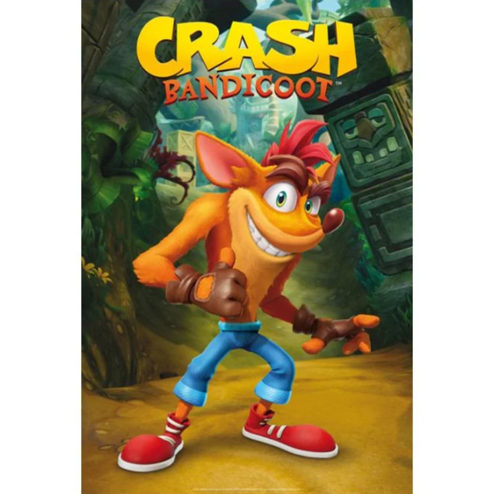 Crash Bandicoot Classic Crash 91X61 Cm Poster by Abysse