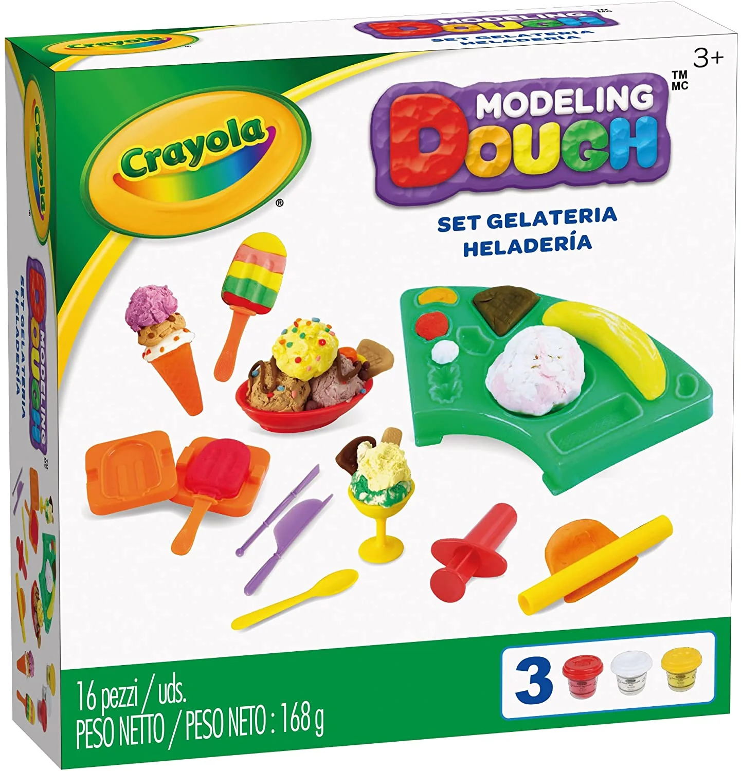 Crayola A1-1015 Medium Ice Cream Playset Multi Color