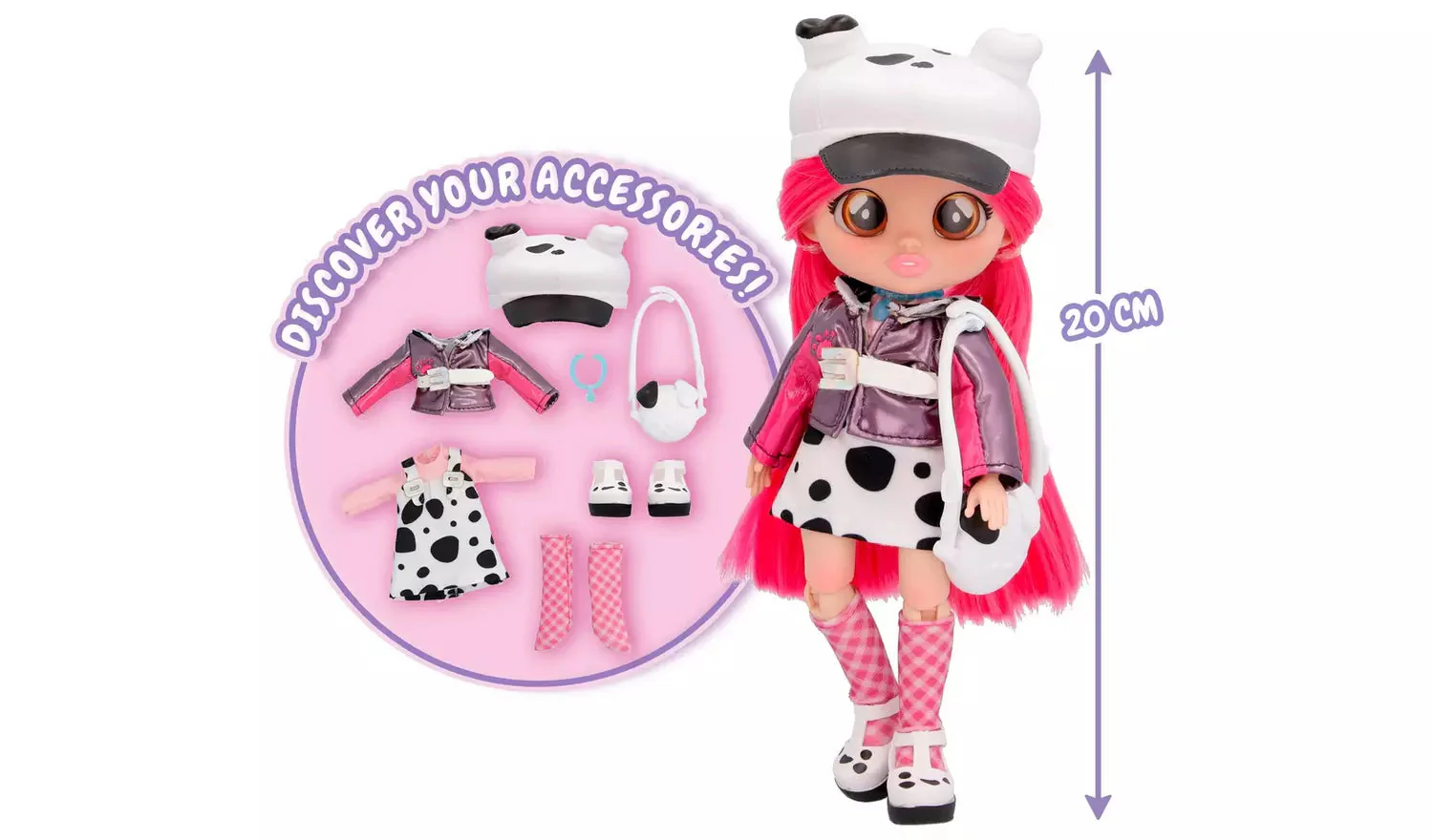 Cry Babies Bff Series Doll 8" - Dotty - Image 3