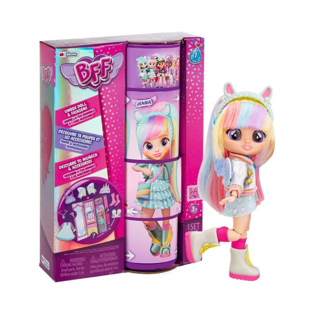 Cry Babies Bff Series Doll 8" - Jenna