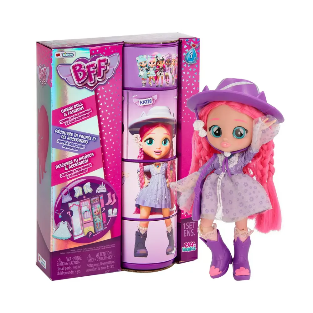 Cry Babies Bff Series Doll 8"- Katie