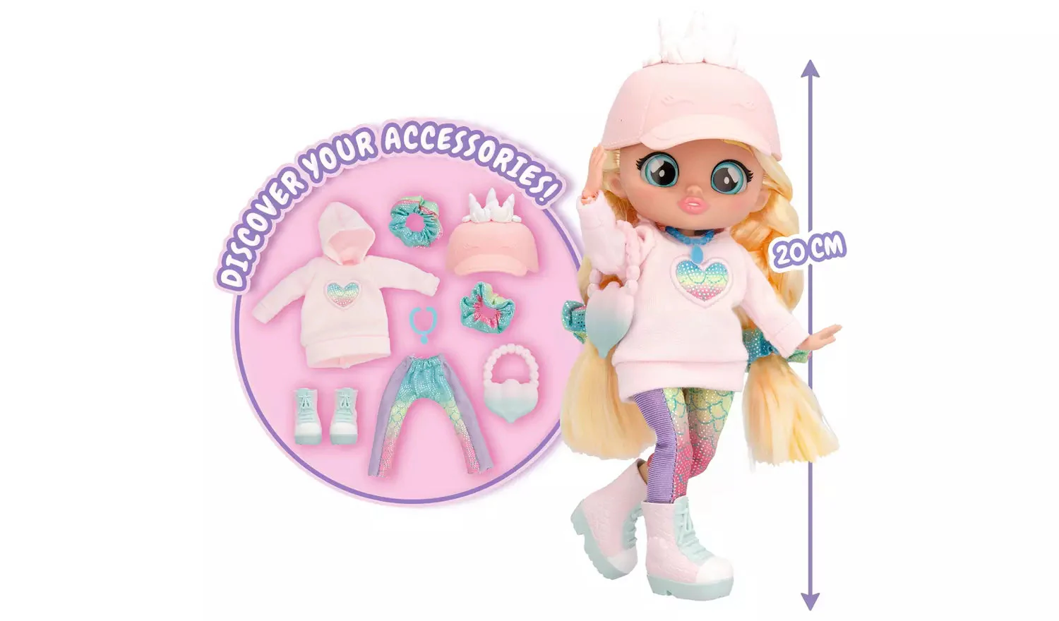 Cry Babies Bff Doll 8" - Stella - Image 3