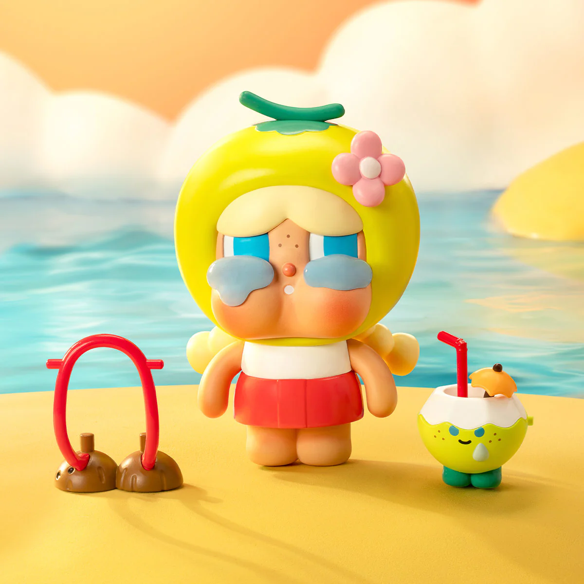 Crybaby Coconut Figure Green By Pop Mart - Image 3
