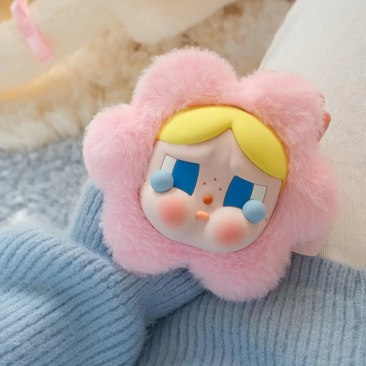 Crybaby Sad Club Series-Silicone Plush Earphone Bag By Pop Mart - Image 2