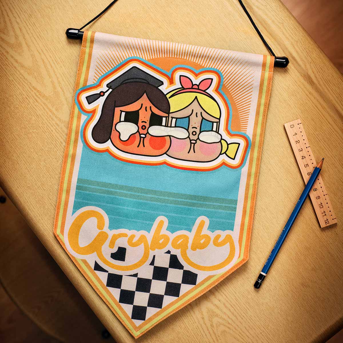 Crybaby Sunset Concert Series-Badge Flag By Pop Mart - Image 2
