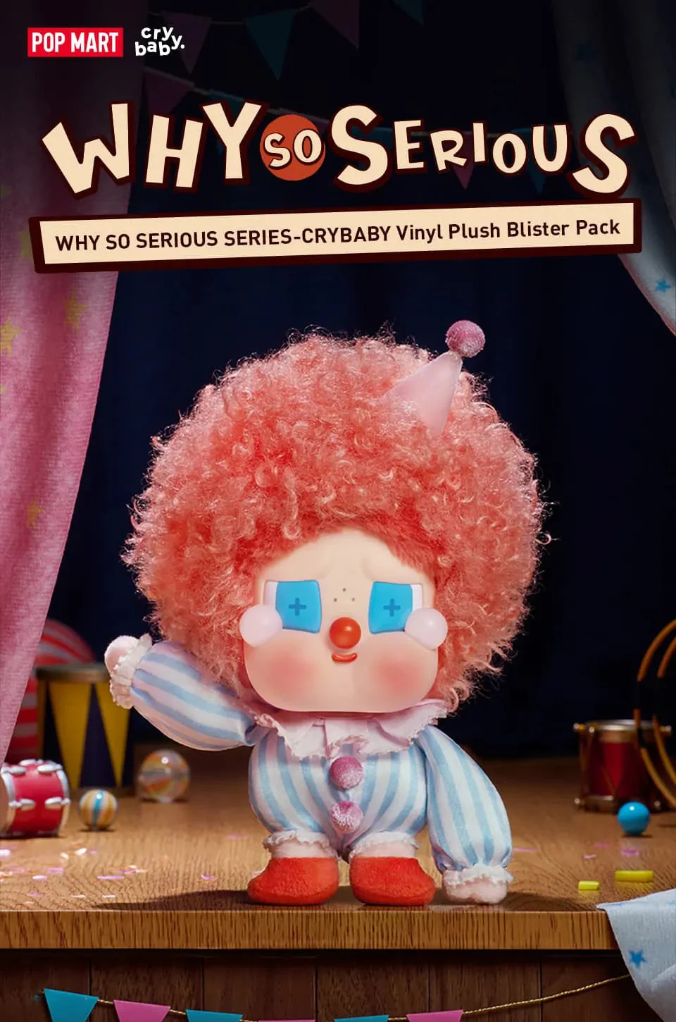 Crybaby : WHY SO SERIOUS SERIES Vinyl Plush By Pop Mart - Image 3