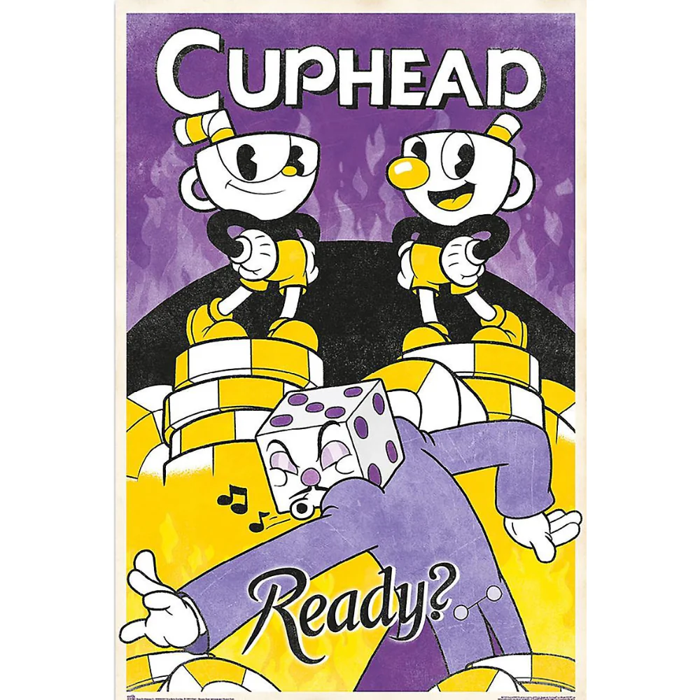 Cuphead Ready? 91X61 Poster by Grupo Erik
